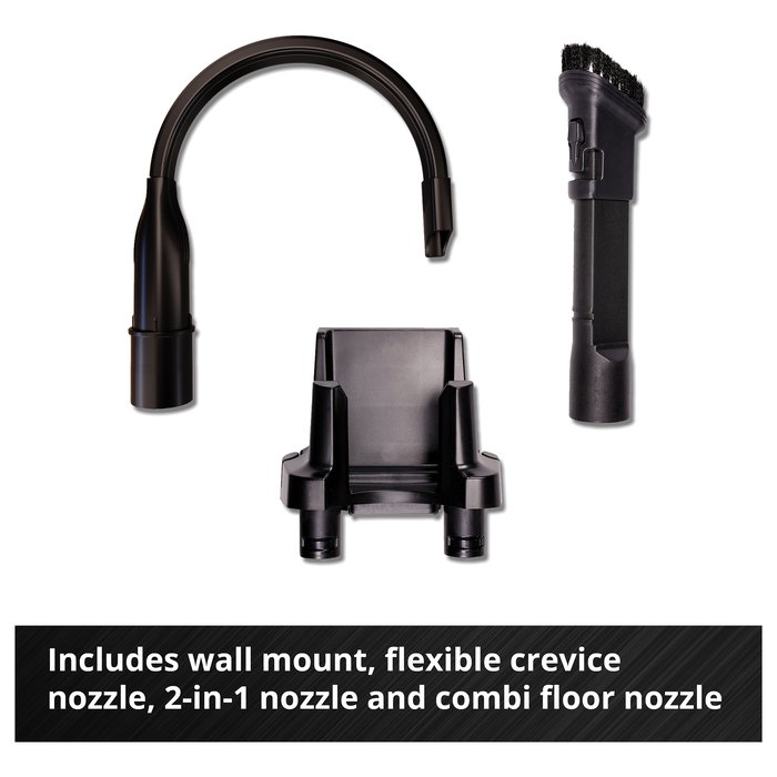 Einhell TE-SV 18 Li-Solo Aspiradora escoba 2 en 1 sin bolsa con batería, cepillo LED, para suelos duros y escalones Einhell TE-SV 18 Li-Solo Aspiradora escoba 2 en 1 sin bolsa con batería, cepillo LED, para suelos duros y escalones