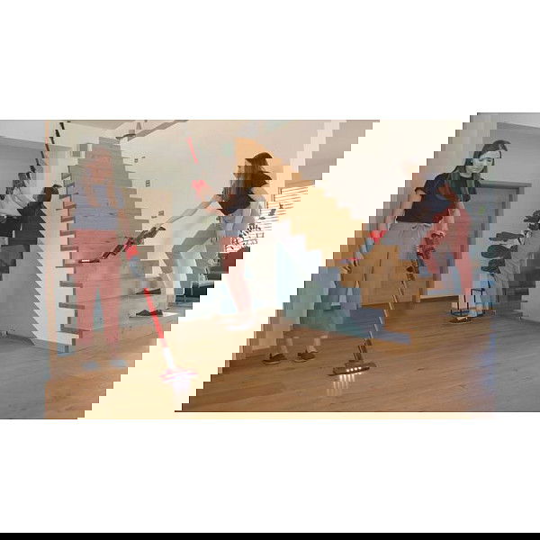 Einhell TE-SV 18 Li-Solo Aspiradora escoba 2 en 1 sin bolsa con batería, cepillo LED, para suelos duros y escalones Einhell TE-SV 18 Li-Solo Aspiradora escoba 2 en 1 sin bolsa con batería, cepillo LED, para suelos duros y escalones