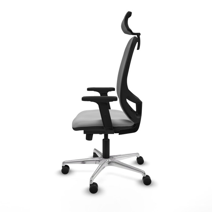 PIQUERAS Y CRESPO Silla de oficina Cilanco Gris con mecanismo Sincro