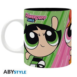 Abystyle Taza Las Supernenas - Pétalo, Burbuja, Cactus - Cerámica 320 mL Apta Lavavajillas