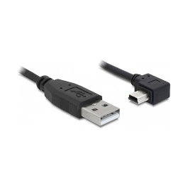DeLOCK Cable USB A a Mini-USB B 82683, 3 m, Negro