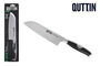 Quttin Cuchillo Santoku 18 cm con Alveolos (Francés/Español) (6 Unidades)