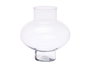 Giftdecor Jarron de Cristal Cloud, Modelo Transparente, 30 cm de Alto, Vidrio, para Decoración del Hogar