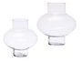 Giftdecor Jarron de Cristal Cloud, Modelo Transparente, 30 cm de Alto, Vidrio, para Decoración del Hogar