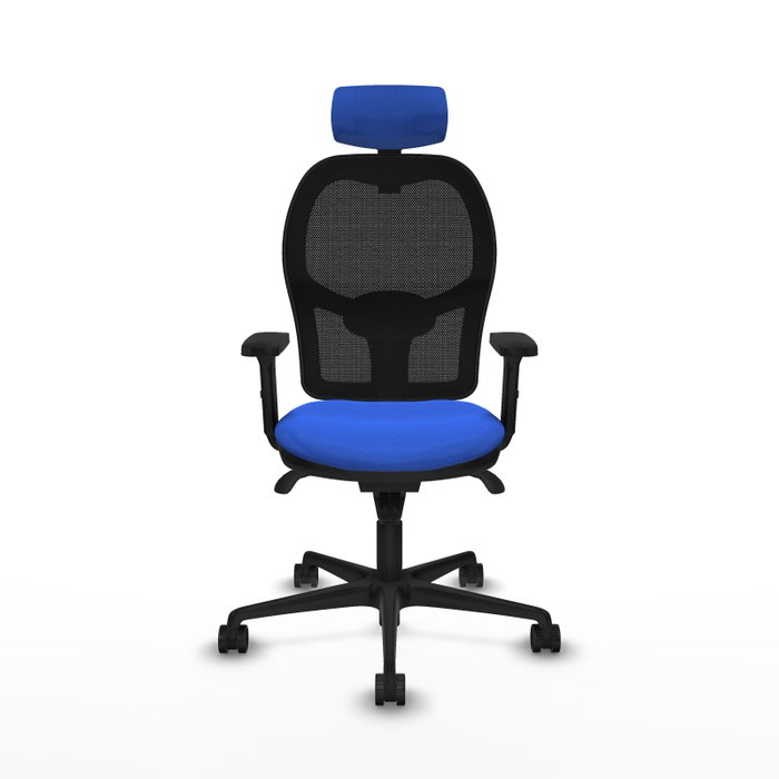 PIQUERAS Y CRESPO Silla de oficina Jorquera con mecanismo Sincro, Azul y Negro PIQUERAS Y CRESPO Silla de oficina Jorquera con mecanismo Sincro, Azul y Negro