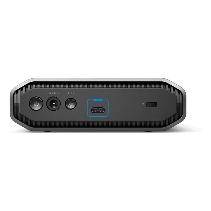 SanDisk G-DRIVE Enterprise Disco Duro de Escritorio 22TB, USB-C 3.2 Gen 2, 7200 RPM, Acero Inoxidable, para Mac y Windows - 0G10462