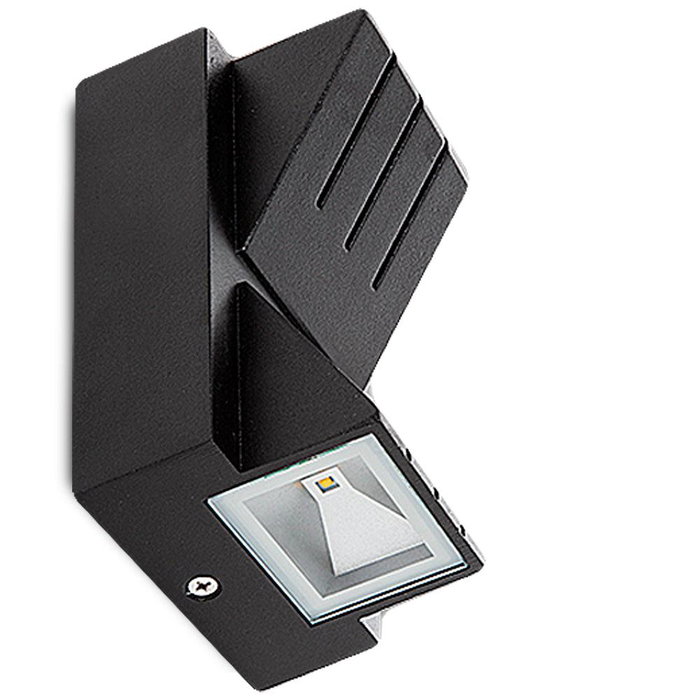 Allison LSGU102BW-WW Aplique de Pared LED 6W 367Lm 2700K Blanco Cálido IP65 Exterior con Chip Cree y 50.000h