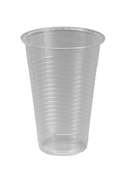 Algon Pack de 25 Vasos Transparentes de Plástico, 220 cc (7.9 cm de ancho, 19.1 cm de alto, 8.1 cm de largo) (24 Unidades)