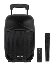 Fonestar MALIBU-308 Altavoz Portátil Bluetooth 100W, Negro, Con USB, Micrófono, Karaoke y Batería Recargable