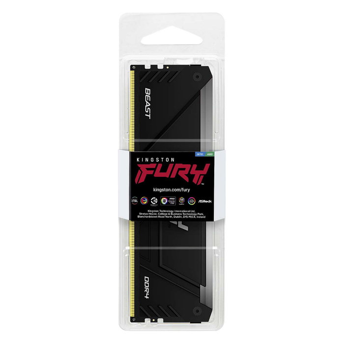 Kingston FURY Beast RGB DDR4 16GB (1x16GB) 3600MT/s CL18 DIMM KF436C18BBA/16