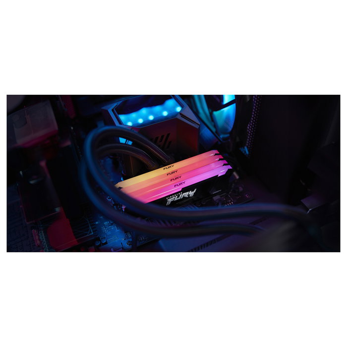 Kingston FURY Beast RGB DDR4 16GB (1x16GB) 3600MT/s CL18 DIMM KF436C18BBA/16