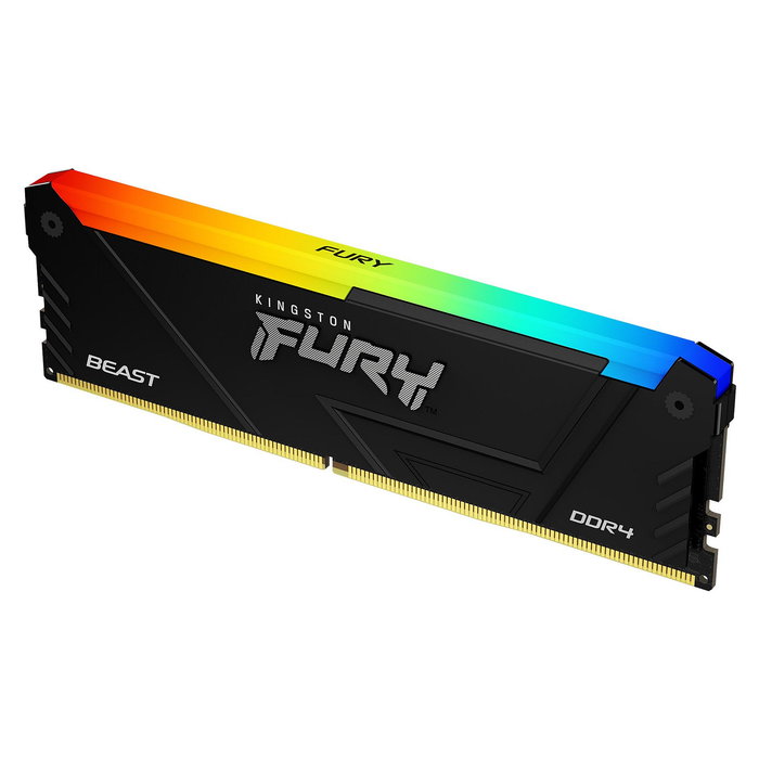 Kingston FURY Beast RGB DDR4 16GB (1x16GB) 3600MT/s CL18 DIMM KF436C18BBA/16