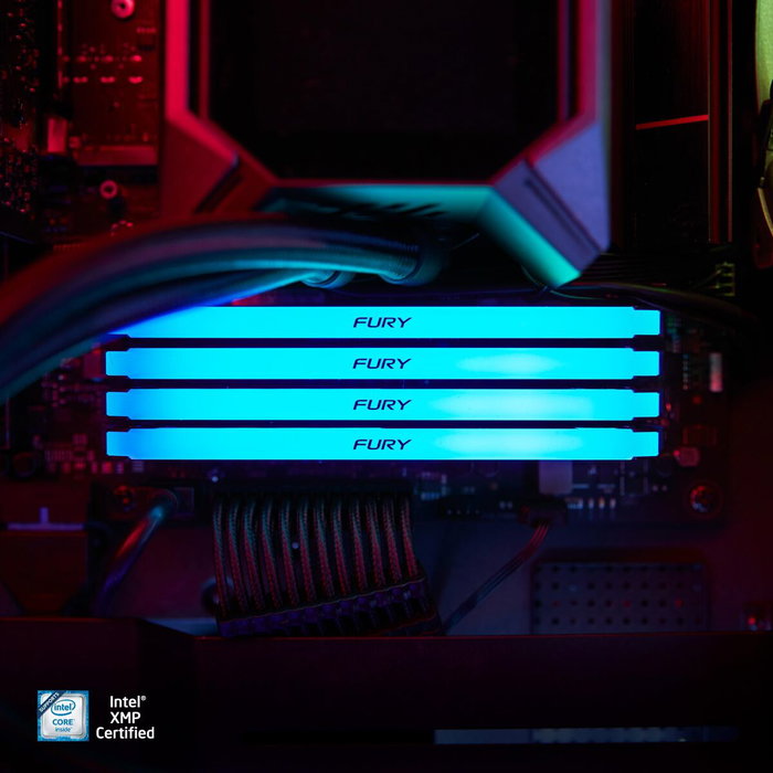 Kingston FURY Beast RGB 16GB DDR4 3600MHz CL18 DIMM Kingston FURY Beast RGB 16GB DDR4 3600MHz CL18 DIMM