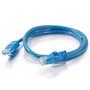 C2G 83388 Cable de Red Patch Cat6 UTP, Cable de Interconexión RJ-45 Macho a RJ-45 Macho, Color Azul, Longitud 2 Metros