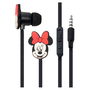 ERT GROUP Auriculares Minnie Disney con Control Remoto Multifuncional, Jack 3.5mm, Cable 120cm, Certificados ROHS y CE