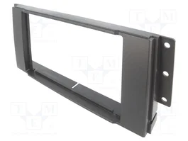 PER.PIC. Bastidor de montaje de radio 2 DIN para Land Rover, negro