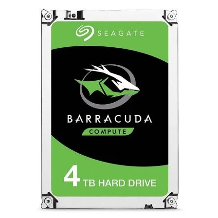 Seagate BarraCuda ST4000DM004 4TB 3.5 SATA III 256MB Caché Seagate BarraCuda ST4000DM004 4TB 3.5 SATA III 256MB Caché