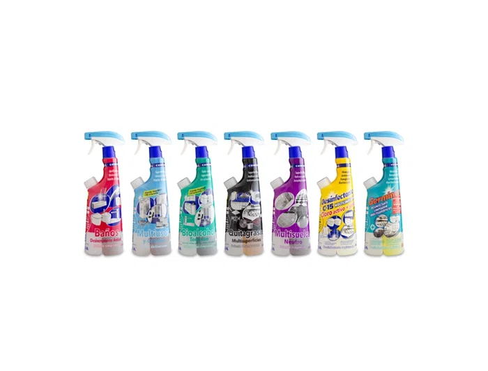 Limpiador Multiusos Concentralia Pro Bioalcohol Uso Cocinas Y Sanitarios Botella De 425 mL