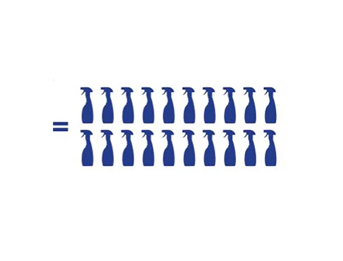 Limpiador Multiusos Concentralia Pro Bioalcohol Uso Cocinas Y Sanitarios Botella De 425 mL