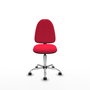 PIQUERAS Y CRESPO Silla de oficina Aýna sin brazos en color Rojo