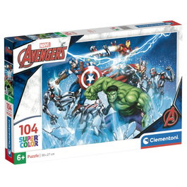 Clementoni Puzzle Los Vengadores Avengers Marvel 104 Piezas 37,9x26,9cm