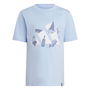 Camiseta de Manga Corta Infantil Adidas Lk Ice Azul Azul cielo