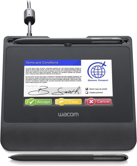 Wacom STU-540-CH2 Terminal de firmas digitales con bolígrafo inalámbrico Wacom STU-540-CH2 Terminal de firmas digitales con bolígrafo inalámbrico
