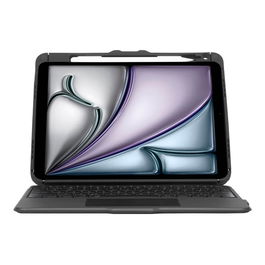 Targus VersaVu Teclado con Trackpad y Cubierta Bluetooth 5.0 para iPad Air (M2) 11" e iPad Pro 11" - Idioma Nórdico QWERTY, Negro