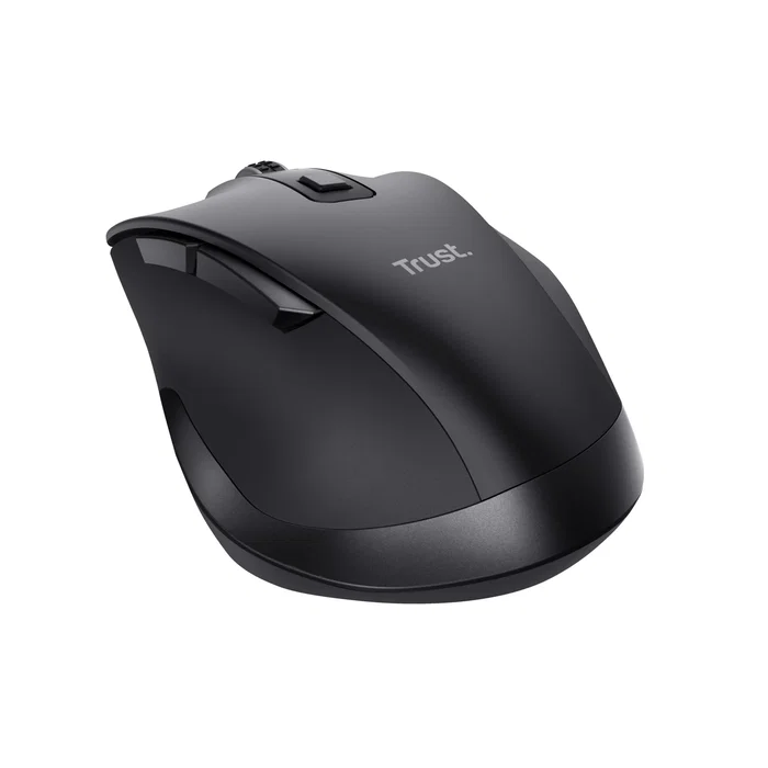 Trust Fyda Eco Ratón Ergonómico Inalámbrico Negro