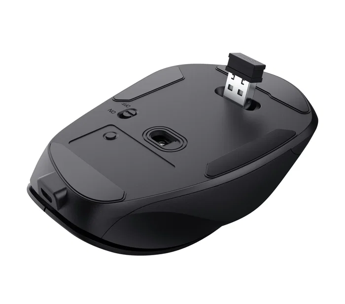 Trust Fyda Eco Ratón Ergonómico Inalámbrico Negro