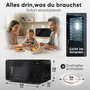 Proficook PC-MWG 1319 Microondas con Grill Negro 20L