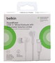 Belkin Auriculares In-Ear USB-C G3H0002Hqwhv2 con Micrófono, Sonido Signature Sound, IPX5, Ajuste Ergonómico, Almohadillas XXS-L, Control de Volumen, Color Blanco