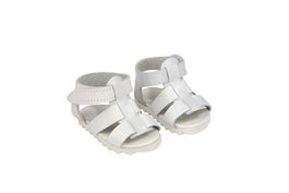 Muñecas Arias Set Sandalias Blancas para Muñecos de 45 cm
