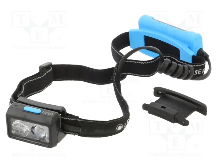 LEDLENSER Linterna de cabeza LED azul y negro LEDLENSER Linterna de cabeza LED azul y negro