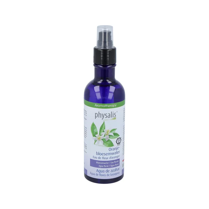 PHYSALIS Agua De Azahar Bio 200ml - Agua floral calmante para difusión y cuidado de pieles sensibles PHYSALIS Agua De Azahar Bio 200ml - Agua floral calmante para difusión y cuidado de pieles sensibles
