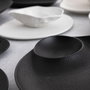 Bidasoa Bandeja Botella Porcelana Fosil Negro
