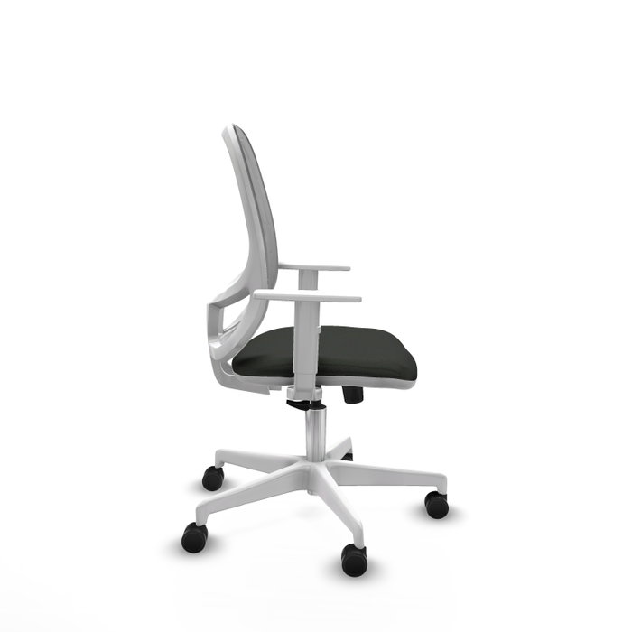 PIQUERAS Y CRESPO Silla de oficina Cilanco con mecanismo Sincro, Negro y Gris