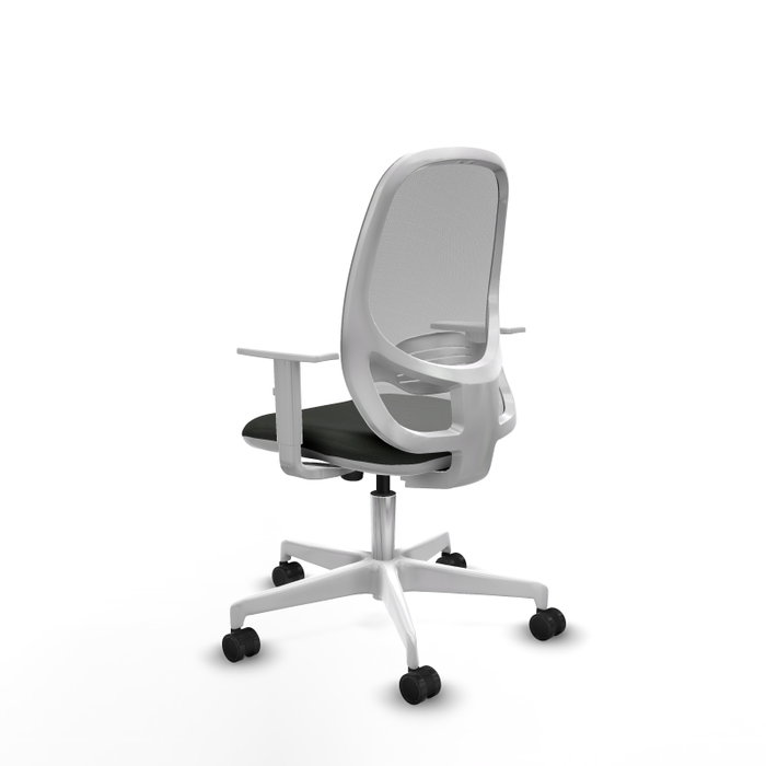 PIQUERAS Y CRESPO Silla de oficina Cilanco con mecanismo Sincro, Negro y Gris