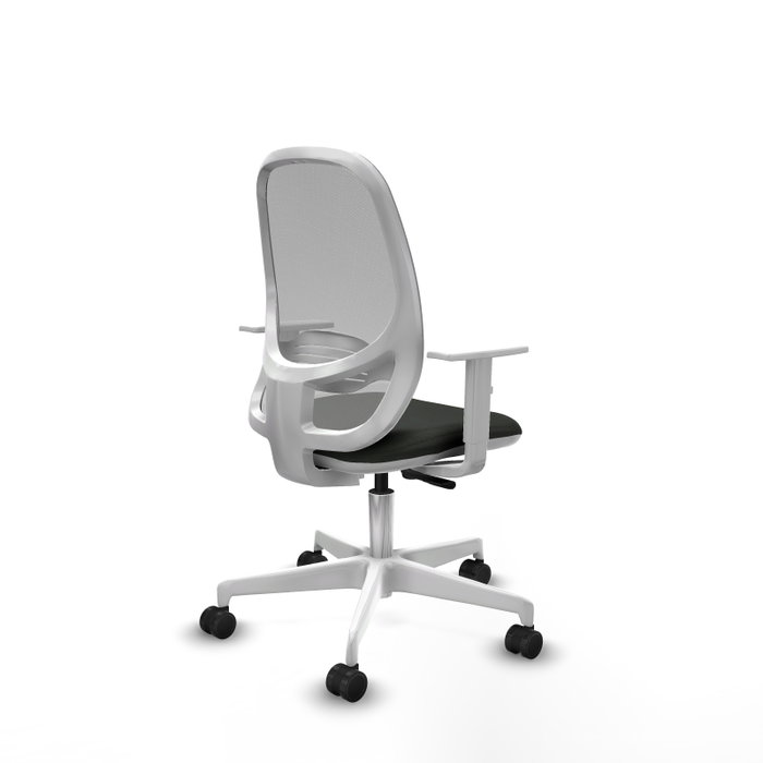 PIQUERAS Y CRESPO Silla de oficina Cilanco con mecanismo Sincro, Negro y Gris