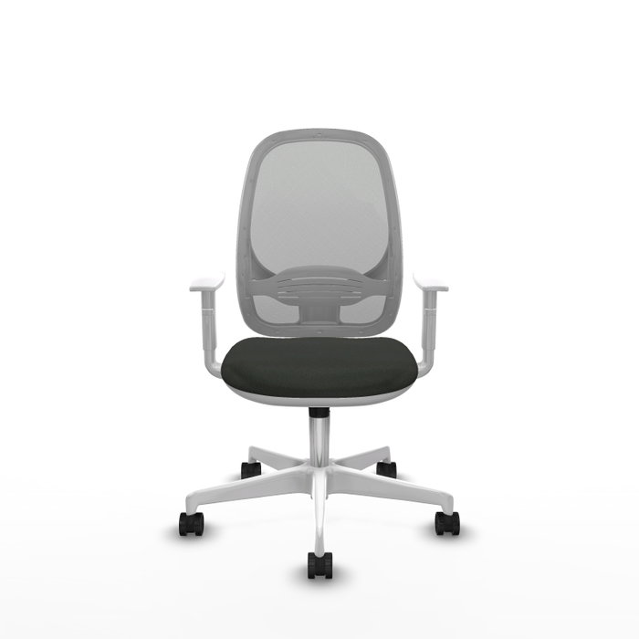 PIQUERAS Y CRESPO Silla de oficina Cilanco con mecanismo Sincro, Negro y Gris