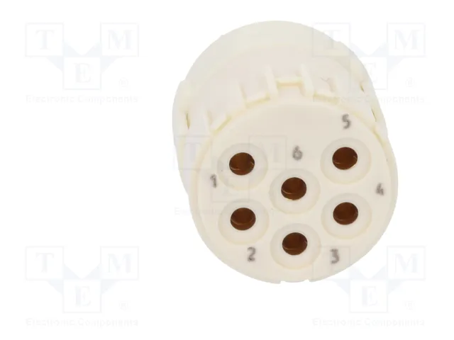 HARTING Conector M23 hembra 6 pines para soldar industrial