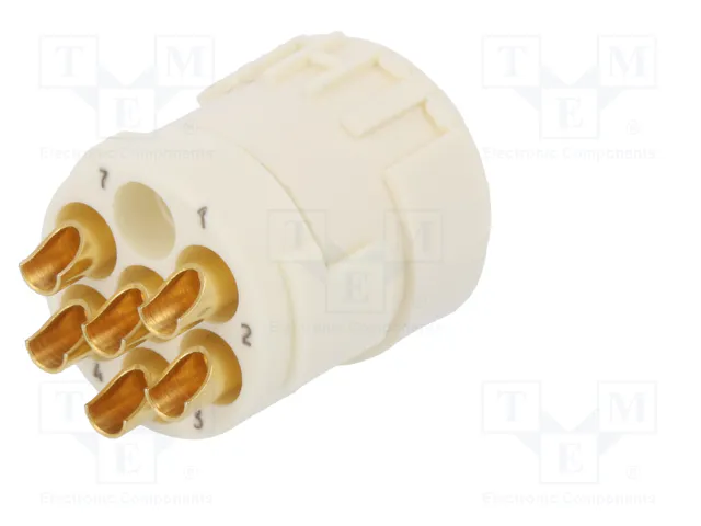 HARTING Conector M23 hembra 6 pines para soldar industrial