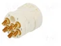 HARTING Conector M23 hembra 6 pines para soldar industrial