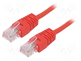 GEMBIRD Cable Ethernet Cat 5e U/UTP Rojo 2m