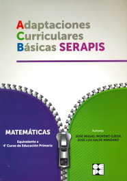 Adaptaciones curriculares básicas Serapis matemáticas 4ºEP, Moreno, J M/Galve, J L - CEPE