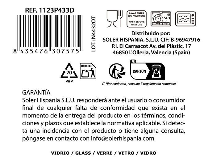 La Mediterranea Copa Cóctel Phasai Rio 200ml La Mediterranea Copa Cóctel Phasai Rio 200ml