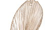 DKD Home Decor Decoración de pared de yute y metal con flor, 70x70 cm, Marrón