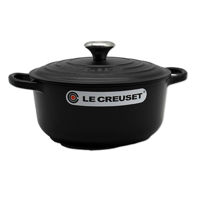 Le Creuset Signature Cacerola redonda con tapa 20 cm 2.4 L Negro mate 21177200000430 Le Creuset Signature Cacerola redonda con tapa 20 cm 2.4 L Negro mate 21177200000430