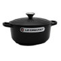 Le Creuset Signature Cacerola redonda con tapa 20 cm 2.4 L Negro mate 21177200000430
