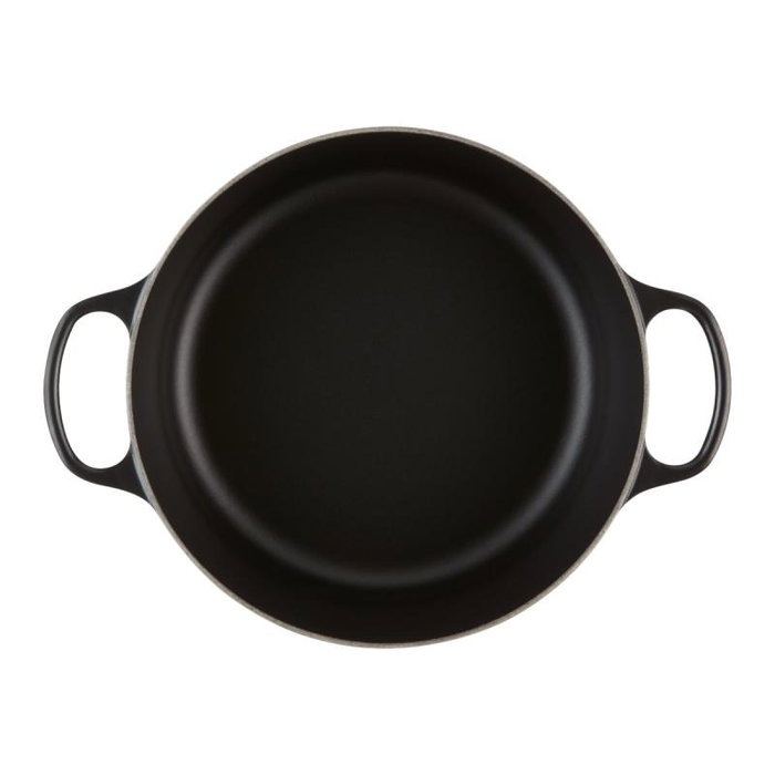 Le Creuset Signature Cacerola redonda con tapa 20 cm 2.4 L Negro mate 21177200000430 Le Creuset Signature Cacerola redonda con tapa 20 cm 2.4 L Negro mate 21177200000430